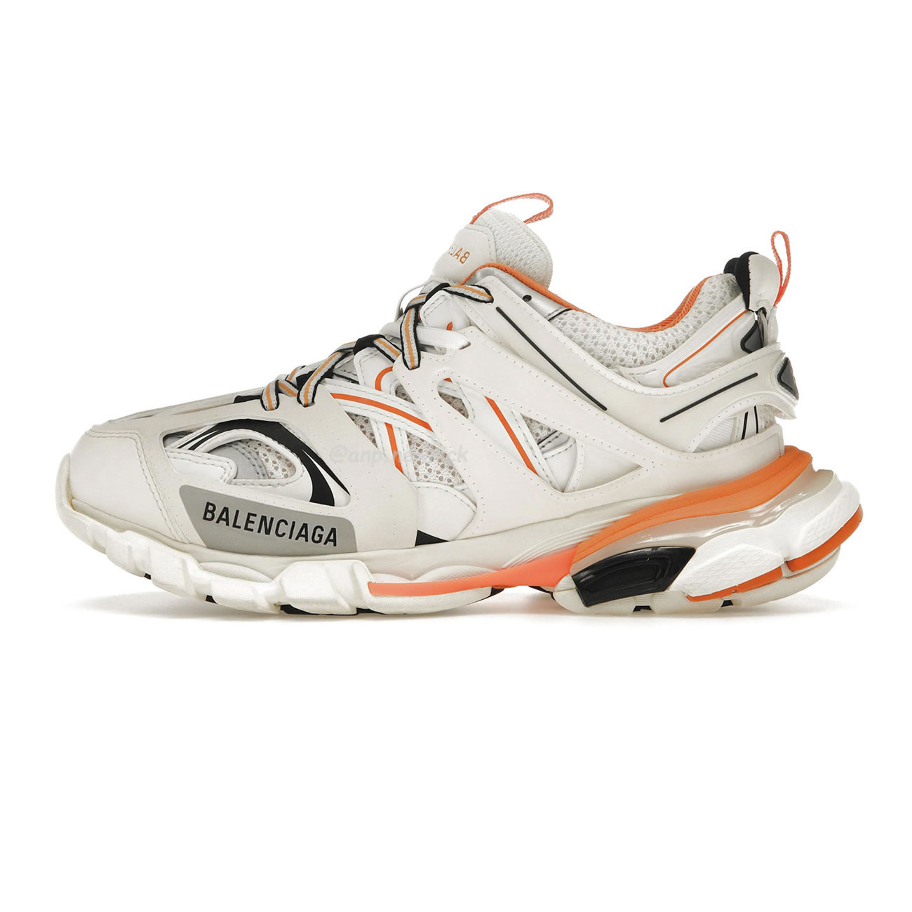 Balenciaga Track White Orange Womens 542436 W1gb1 9059 (1) - newkick.cc